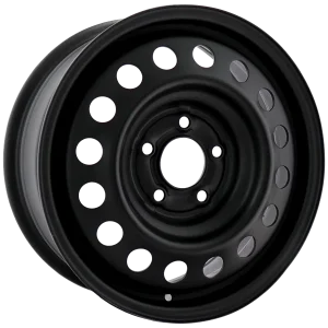 Envy Wheels – NX4 STEEL WHEEL – Black – 16″x6.5″ 52mm – All weather Wheels – NX43655